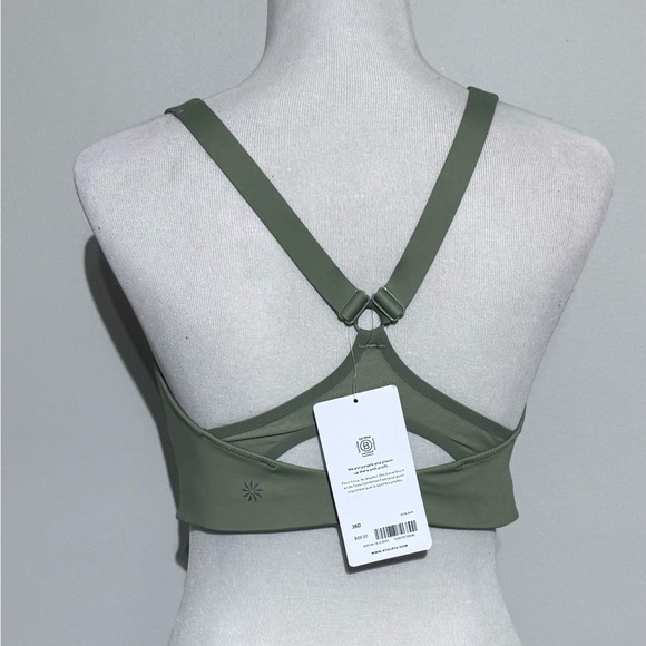 Athleta 36D Green Sports Bra NWT Originally $69 - Picture 4 of 8